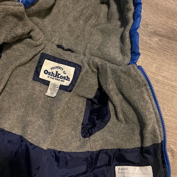 OSH KOSH Baby boys blue winter puffer jacket - Picture 5 of 7